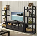 Design moderno de madeira modular de unidade de TV